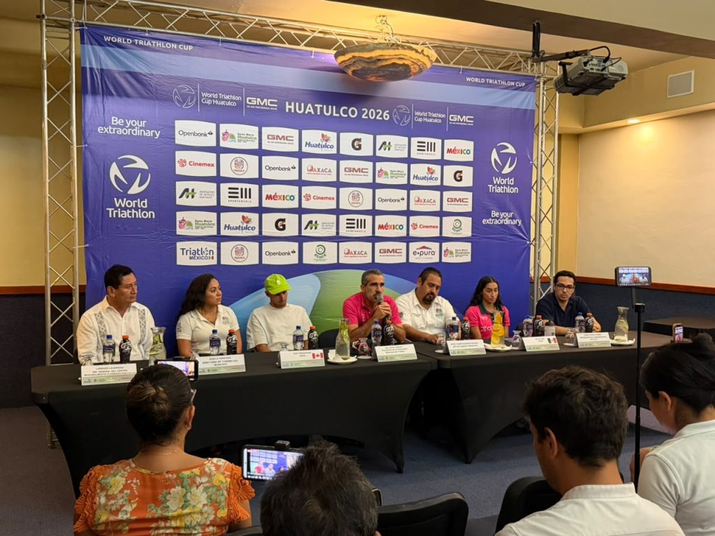 TRIATLÓN MÉXICO - 5ta fecha del Serial Premium - 18° Copa Mundial y Triatlón Huatulco 2026 - Conferencia de Prensa